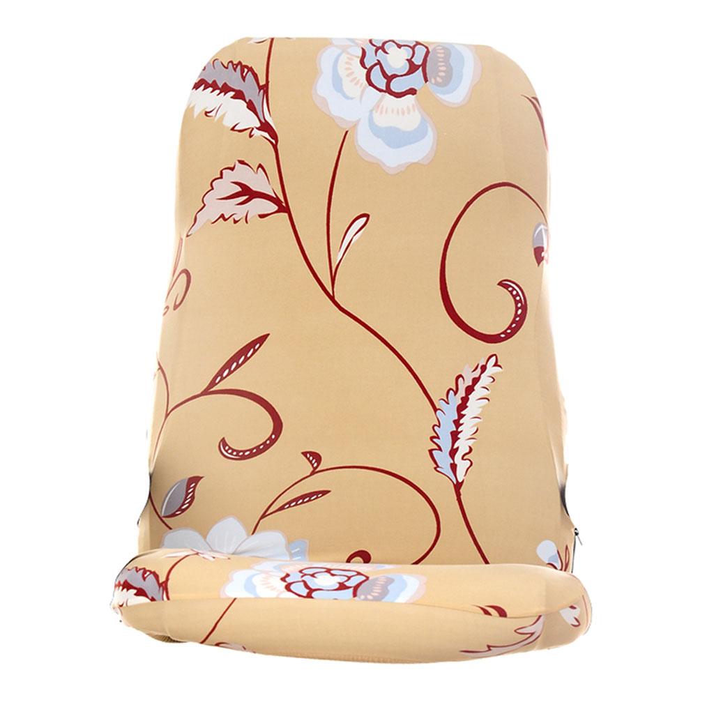 Floral Pattern Stretchable Office Computer Chair Covers Slipcover 3
