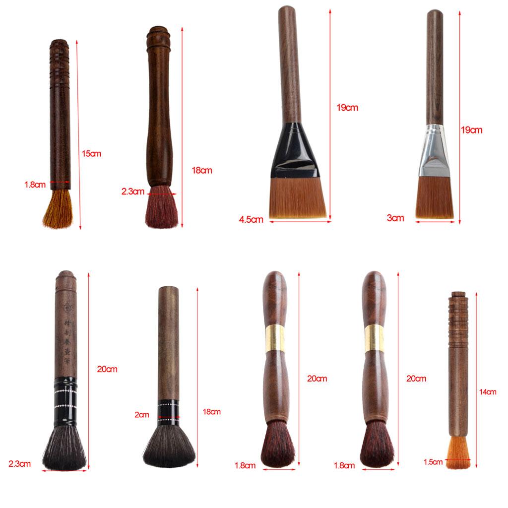 Chinese Ebony Gongfu Tea Tool Tea Brush for Teapot Style_1