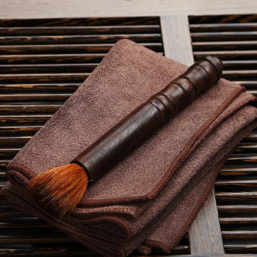 Chinese Ebony Gongfu Tea Tool Tea Brush for Teapot Style_1
