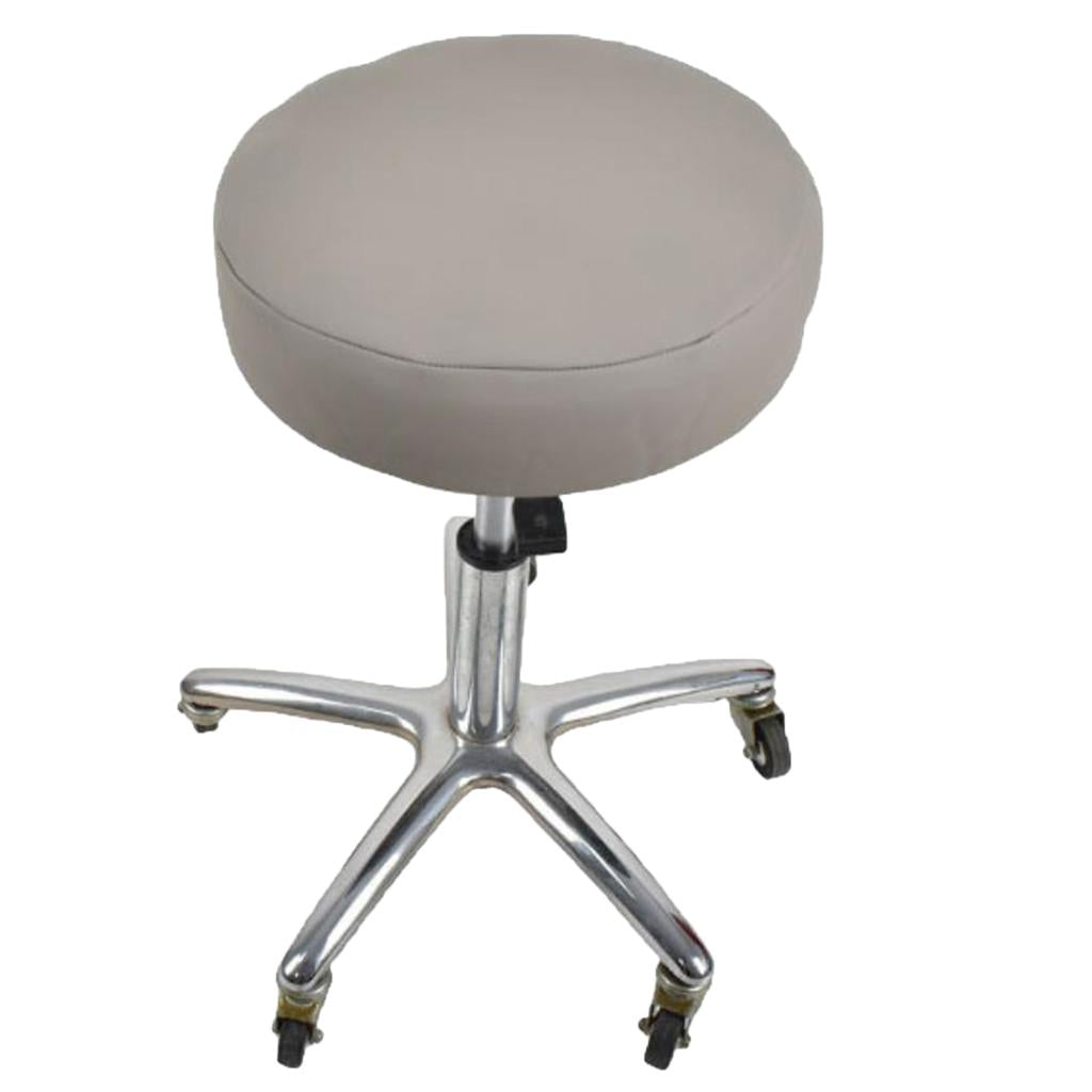 Stretchy Round Bar Stool Cover Chair Seat Cushion 40cm Grey