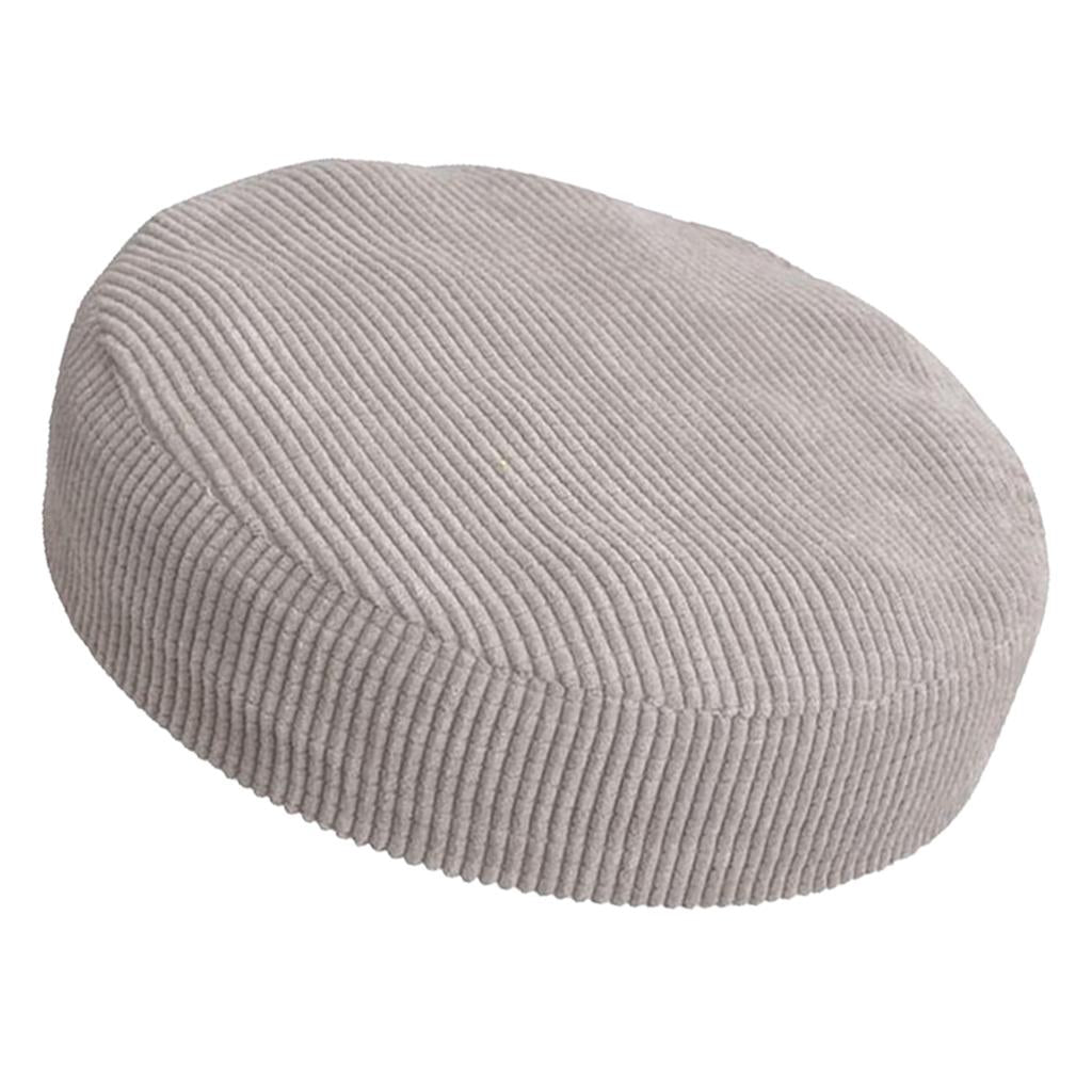 Bar Stool Covers Round Chair Seat Cushion Protector Gray 25x25x5cm