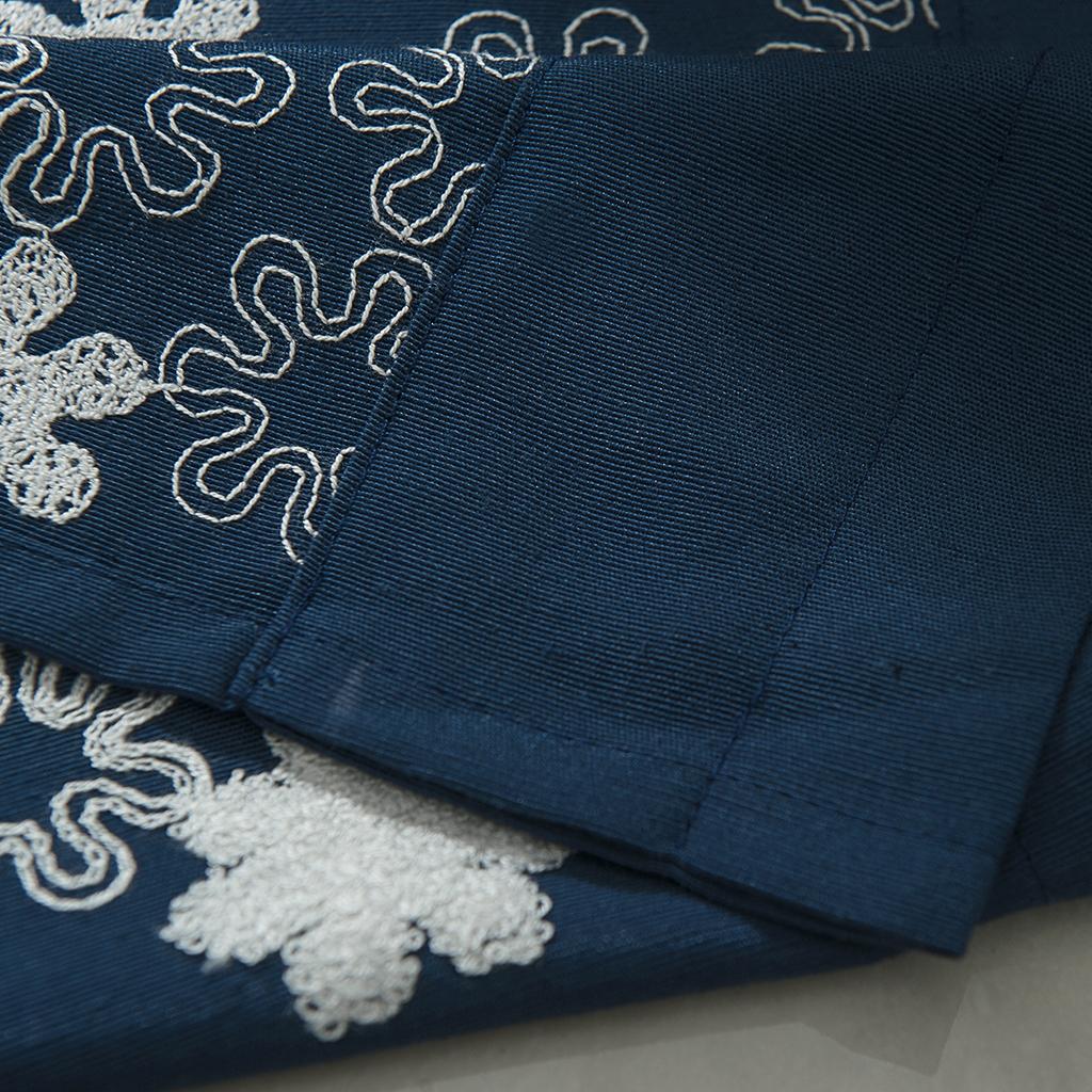 1Pcs Window Voile Sheer Curtain Valance Tiers 130x41cm_B