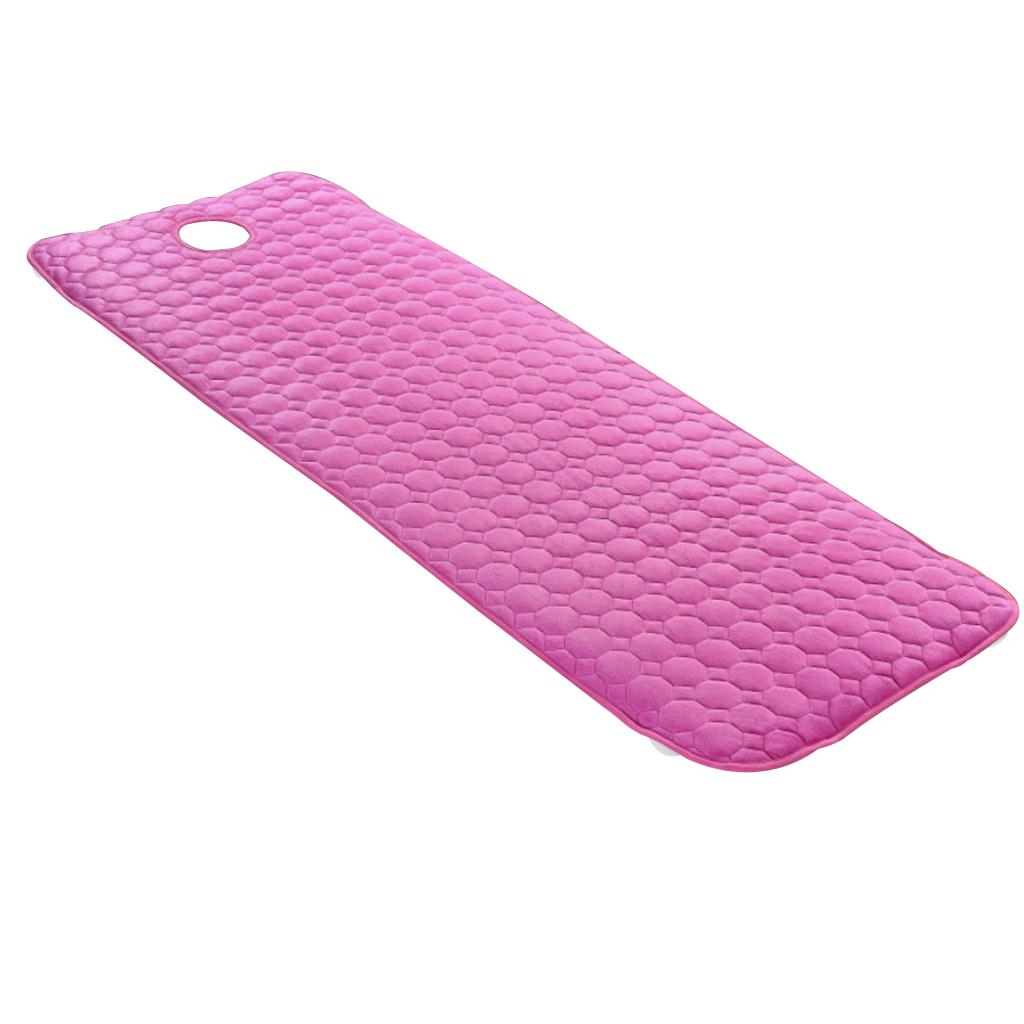 Non-slip Cosmetic Beauty Table Mattress Massage Bed Sheet Purple -75x190cm