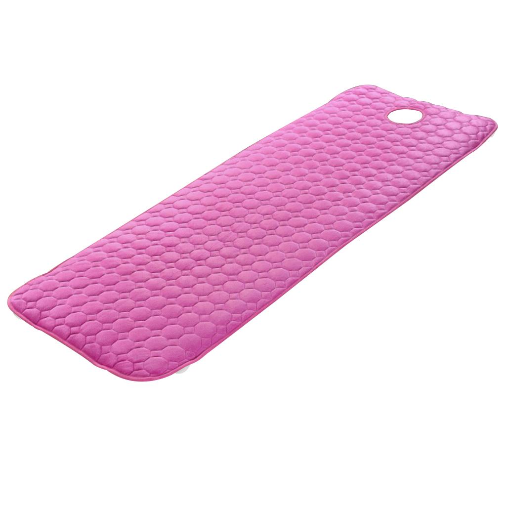 Non-slip Cosmetic Beauty Table Mattress Massage Bed Sheet Purple -75x190cm