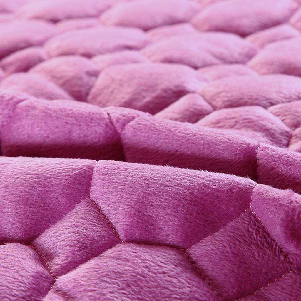 Non-slip Cosmetic Beauty Table Mattress Massage Bed Sheet Purple -75x190cm