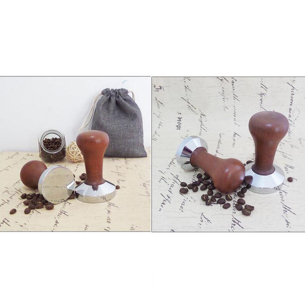 1pc Home Espresso Coffee Maker Coffee Bean Tamper 58mm