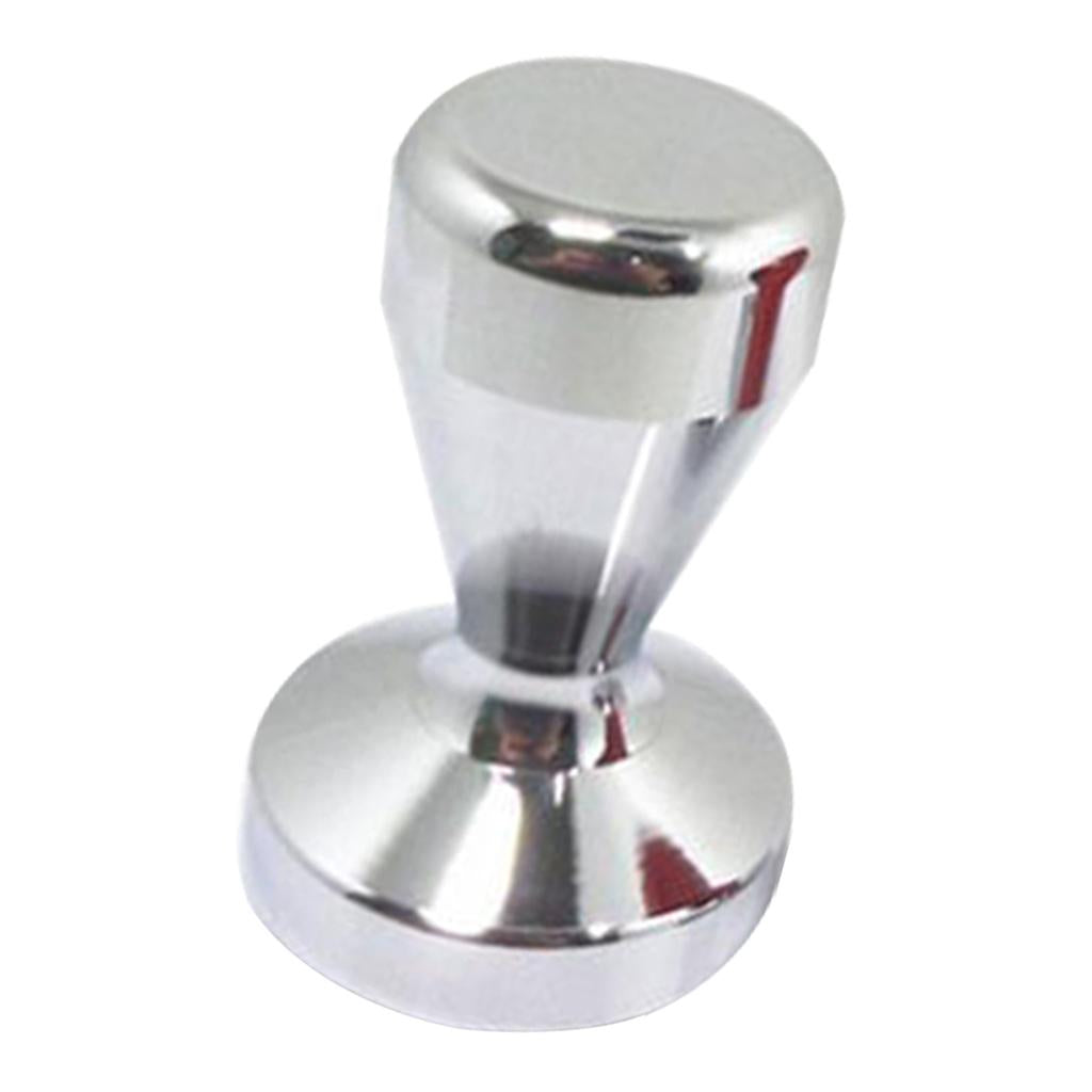 Stainless Steel Espresso Tamper Premium Barista Coffee Tamper Silver-49mm