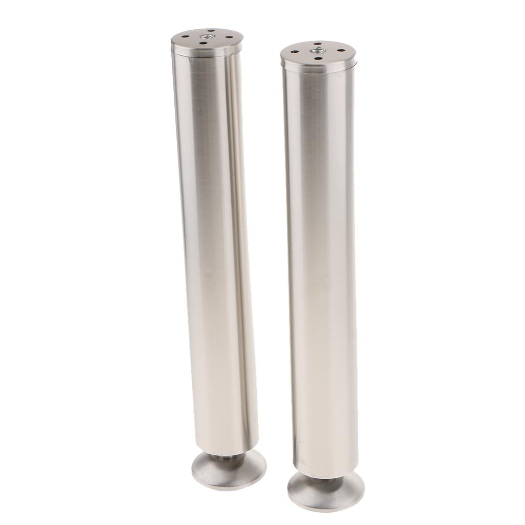 2pcs Stainless Steel Sofa Legs Furniture Cabinet Foot Replacement 35cm