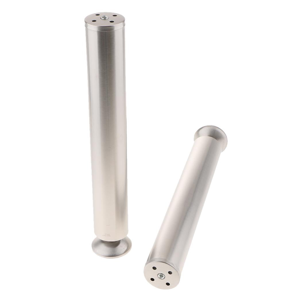 2pcs Stainless Steel Sofa Legs Furniture Cabinet Foot Replacement 35cm