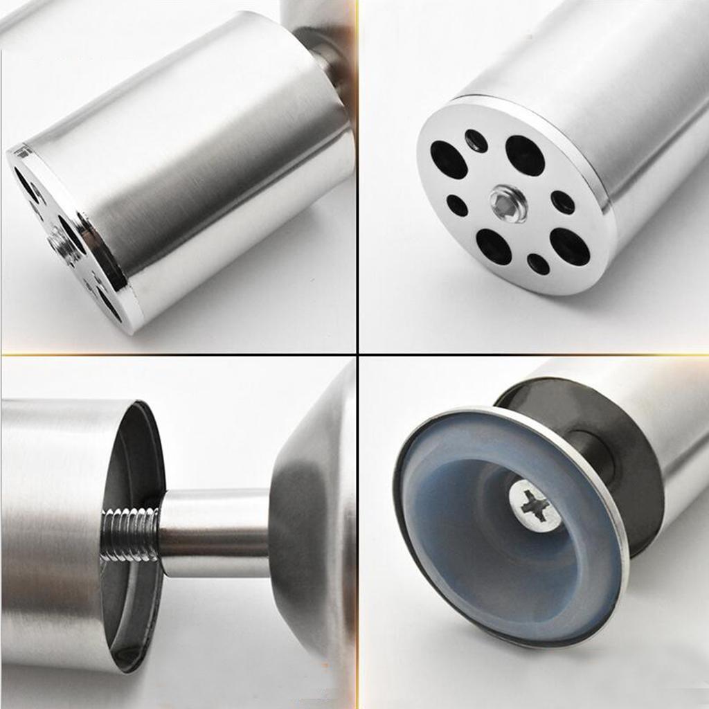 2pcs Stainless Steel Sofa Legs Furniture Cabinet Foot Replacement 35cm