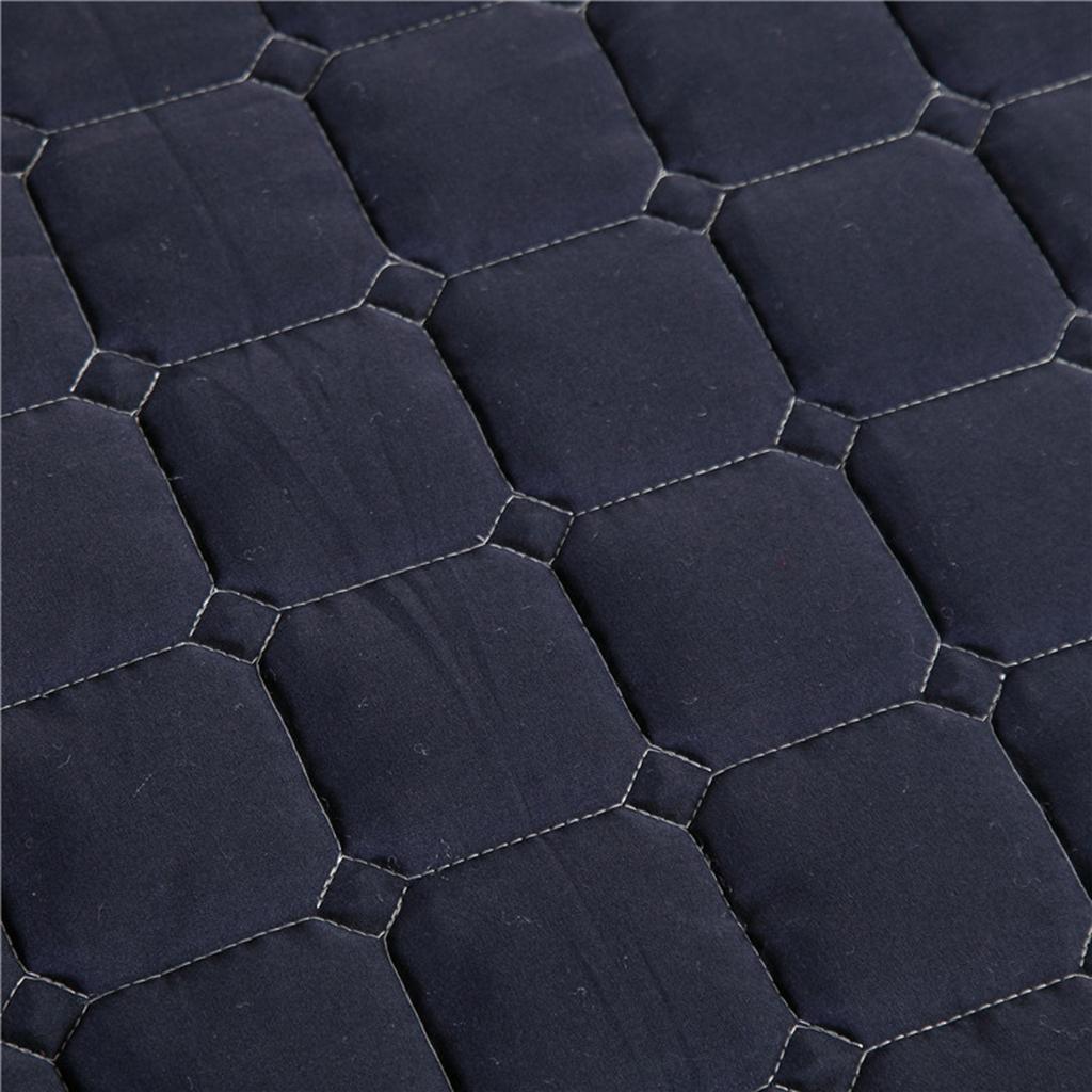Soft Beauty Massage Bed Sheet With Pillowcase and Stool Cover Dark Blue