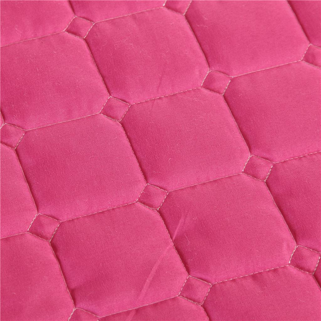 Soft Beauty Massage Bed Sheet With Pillowcase and Stool Cover Hot Pink
