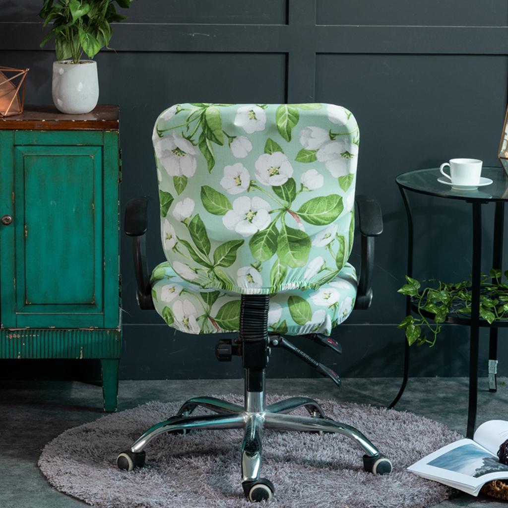 Removable Stretchable Soft Slipcover Office Computer Chair Covers Style_6