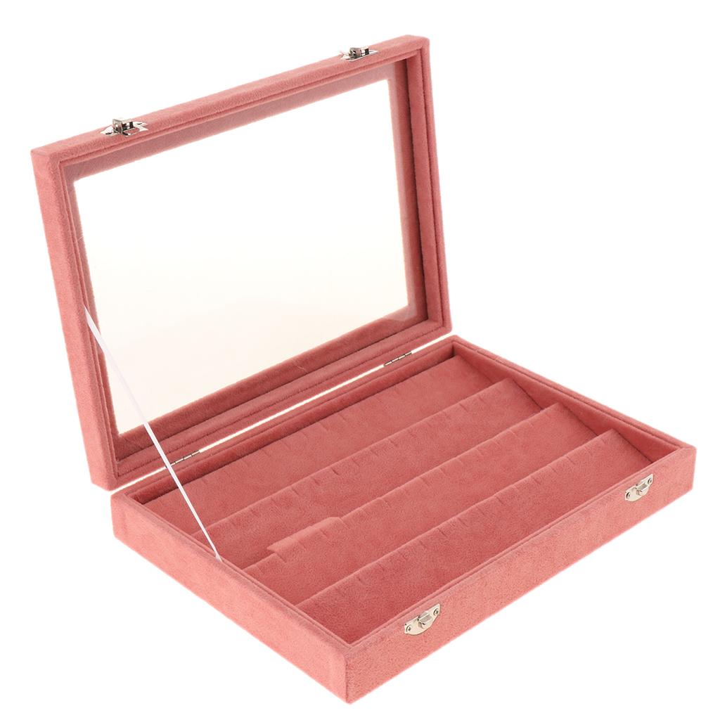 Jewelry Earrings Display Case Storage Box Organizer Holder Hanger Gift M