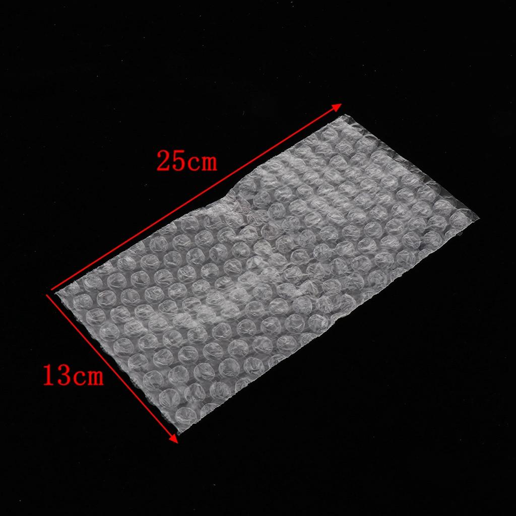 Pack of 50, Bubble Out Pouches Bags Wrap Cushioning Clear 13x25cm