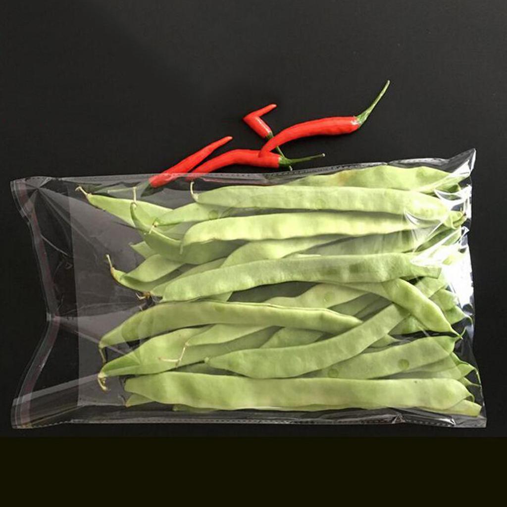 100pcs Transparent Opp Bag Plastic Bags Self Adhesive Seal 15x35cm