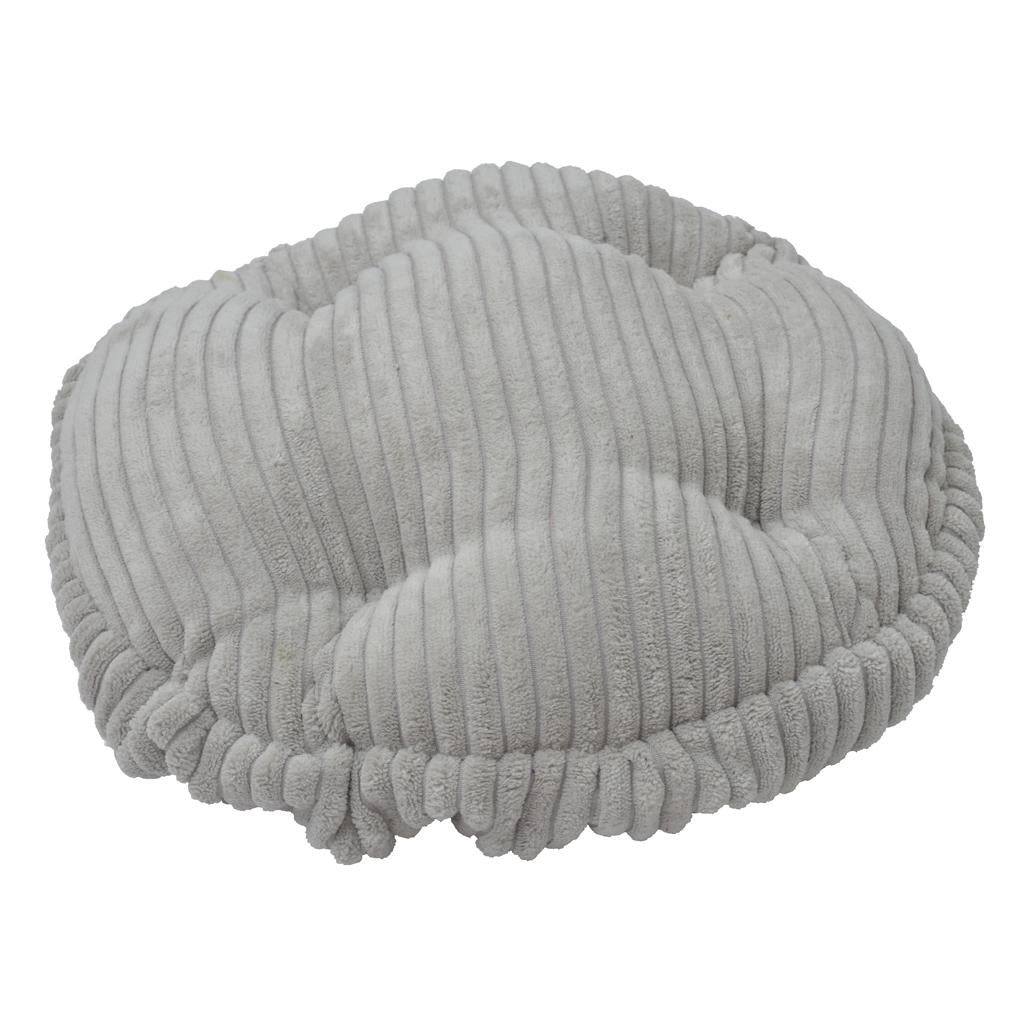 Winter Thicken Round Bar Stool Cover Chair Seat Cushion Light Grey - 33cm