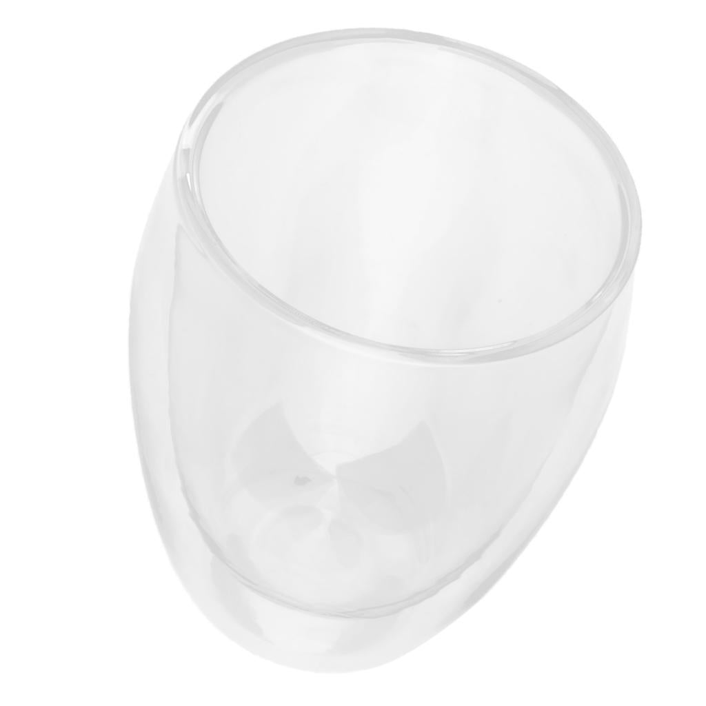 Glass Cup Double-Layer Glass Coffee Mugs