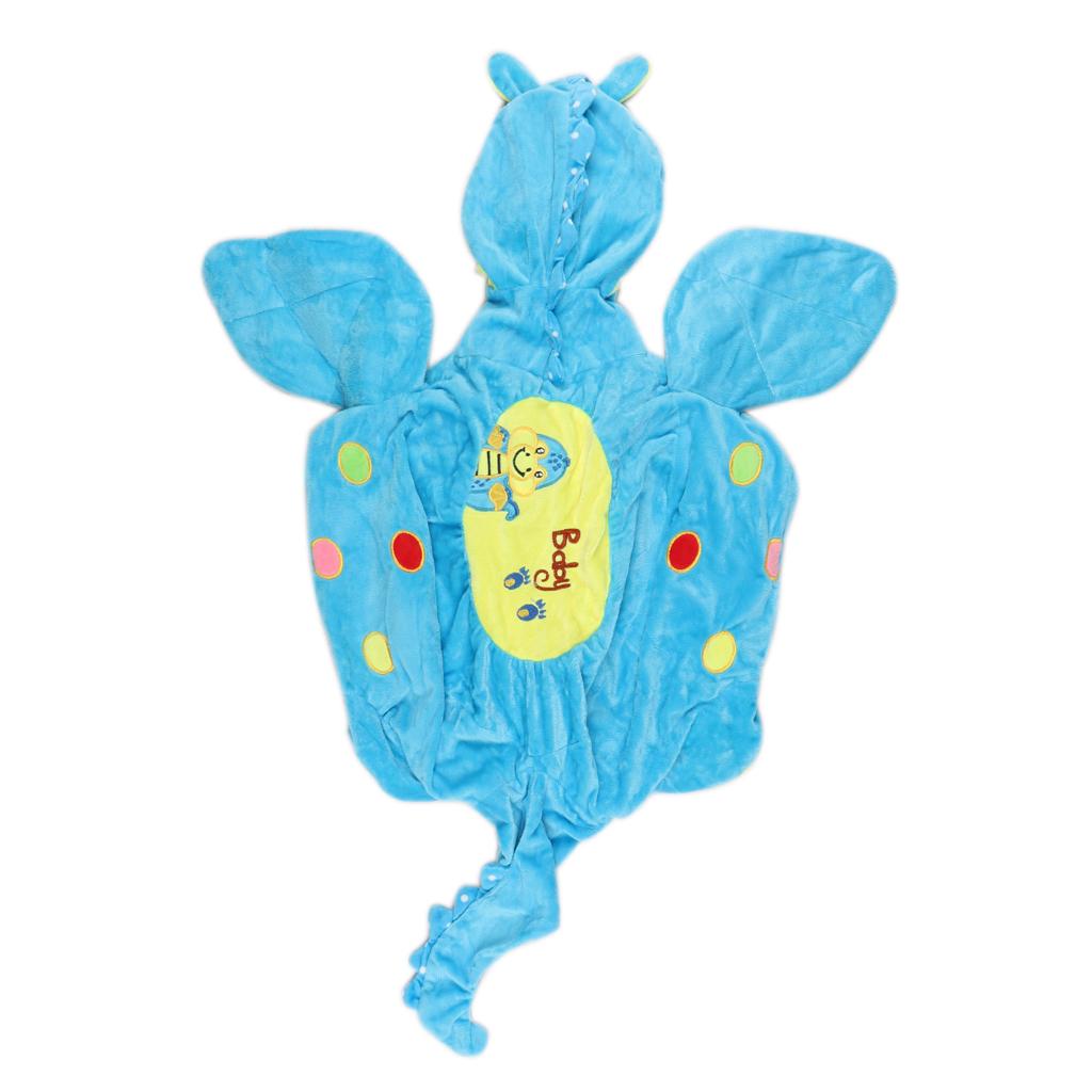 Cartoon Animal Kids Seat Sofa Cover Baby Chair Bean Bag Fly Dragon(Blue)