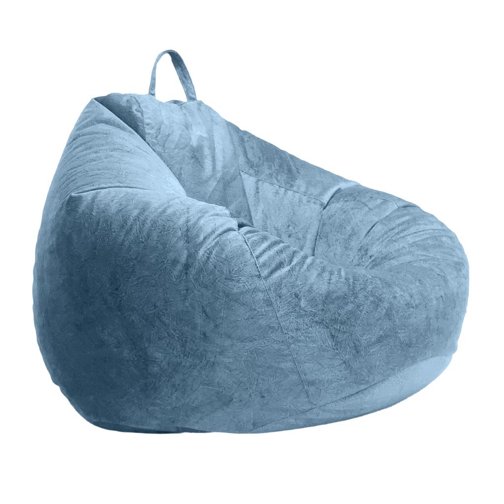 Audlt Teen Size Bean Bag Chair Cover Bedding Toy Storage Sky Blue
