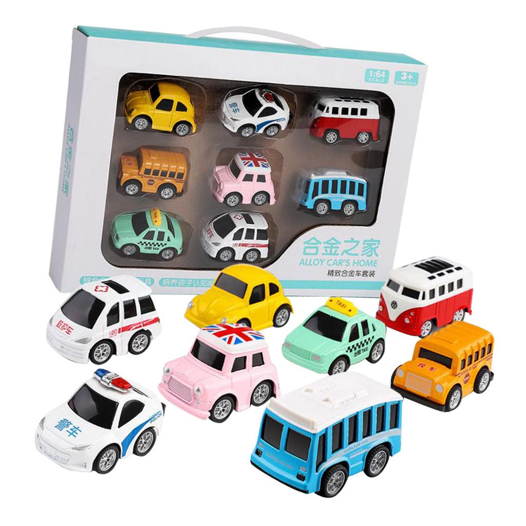 Alloy Pull Back Car Construction Vehicles Kids Party Favors Set Toys