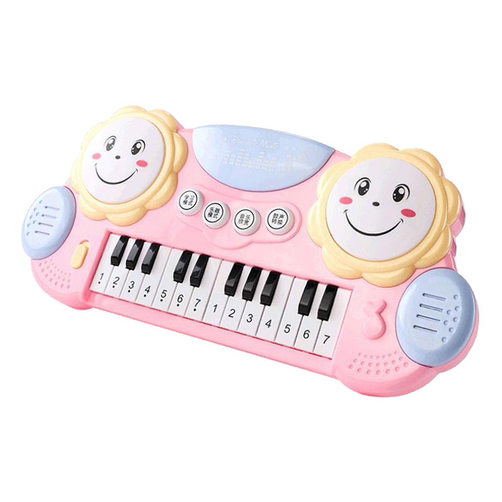 Electronic Keyboard Piano Music Toy Kids Early Development Pink-Updated Type