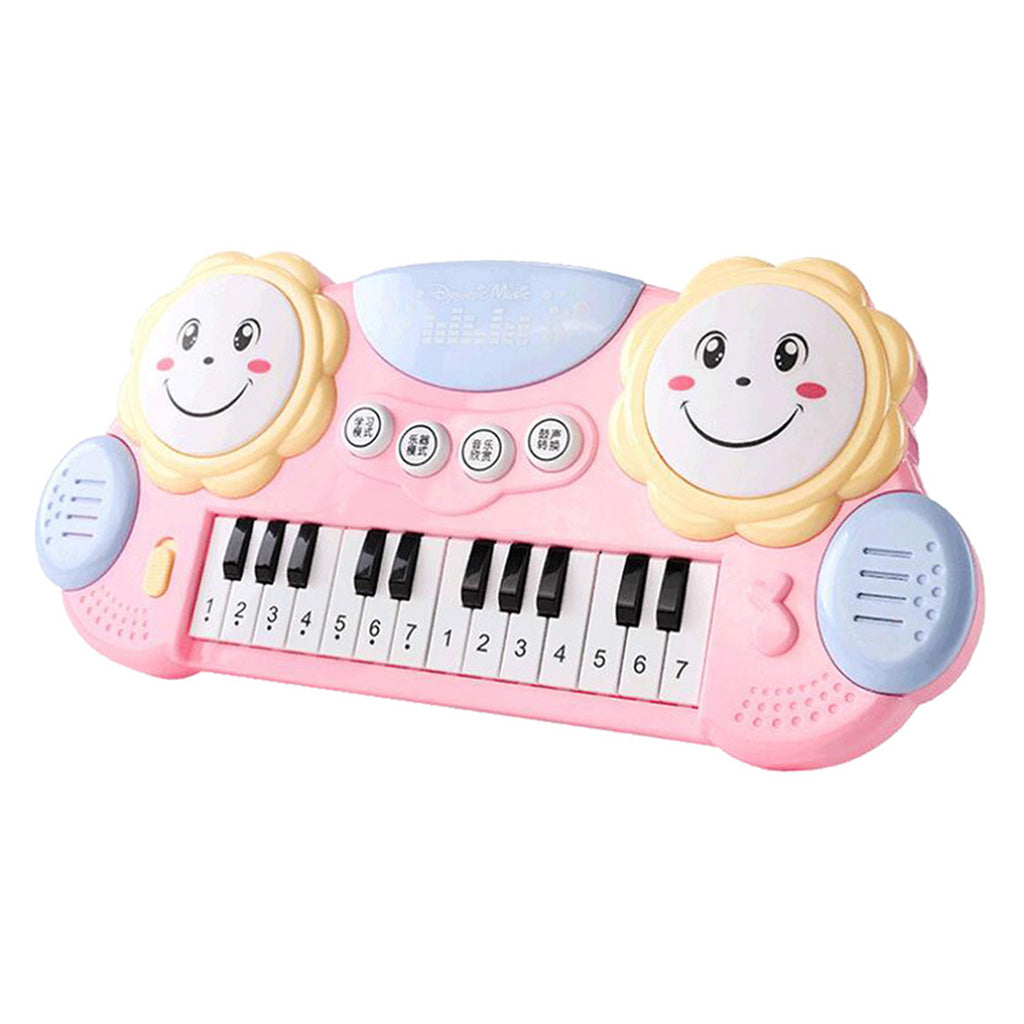 Electronic Keyboard Piano Music Toy Kids Early Development Pink-Updated Type