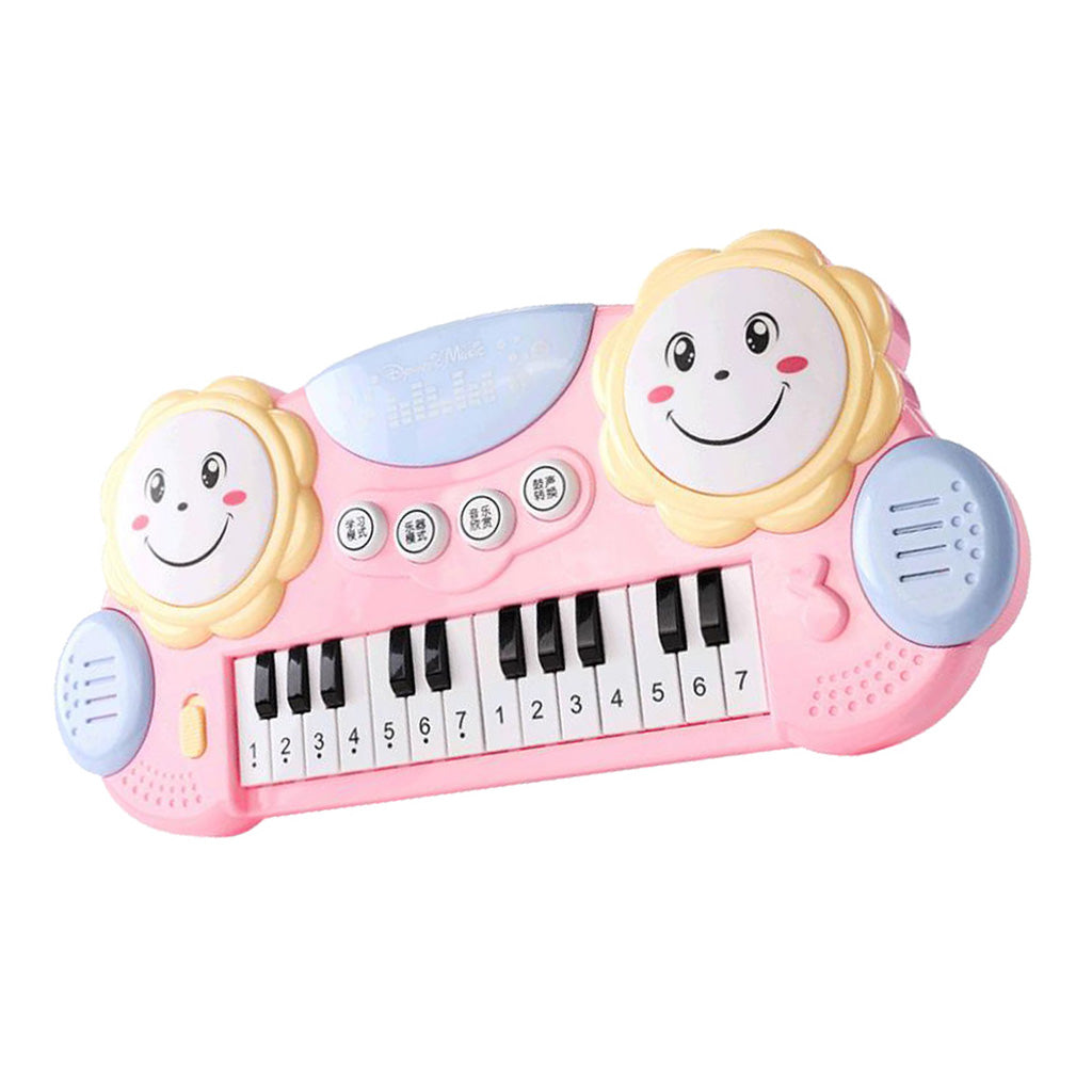 Electronic Keyboard Piano Music Toy Kids Early Development Pink-Updated Type