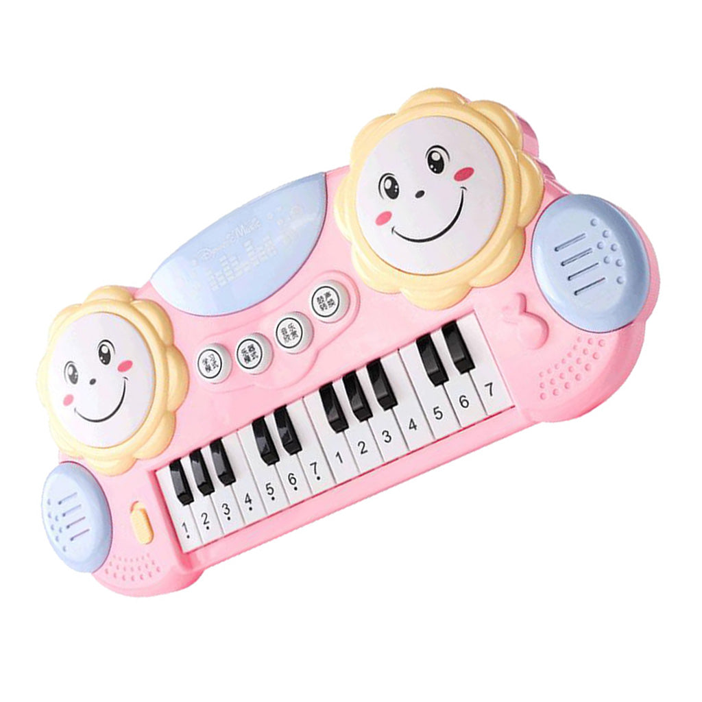 Electronic Keyboard Piano Music Toy Kids Early Development Pink-Updated Type