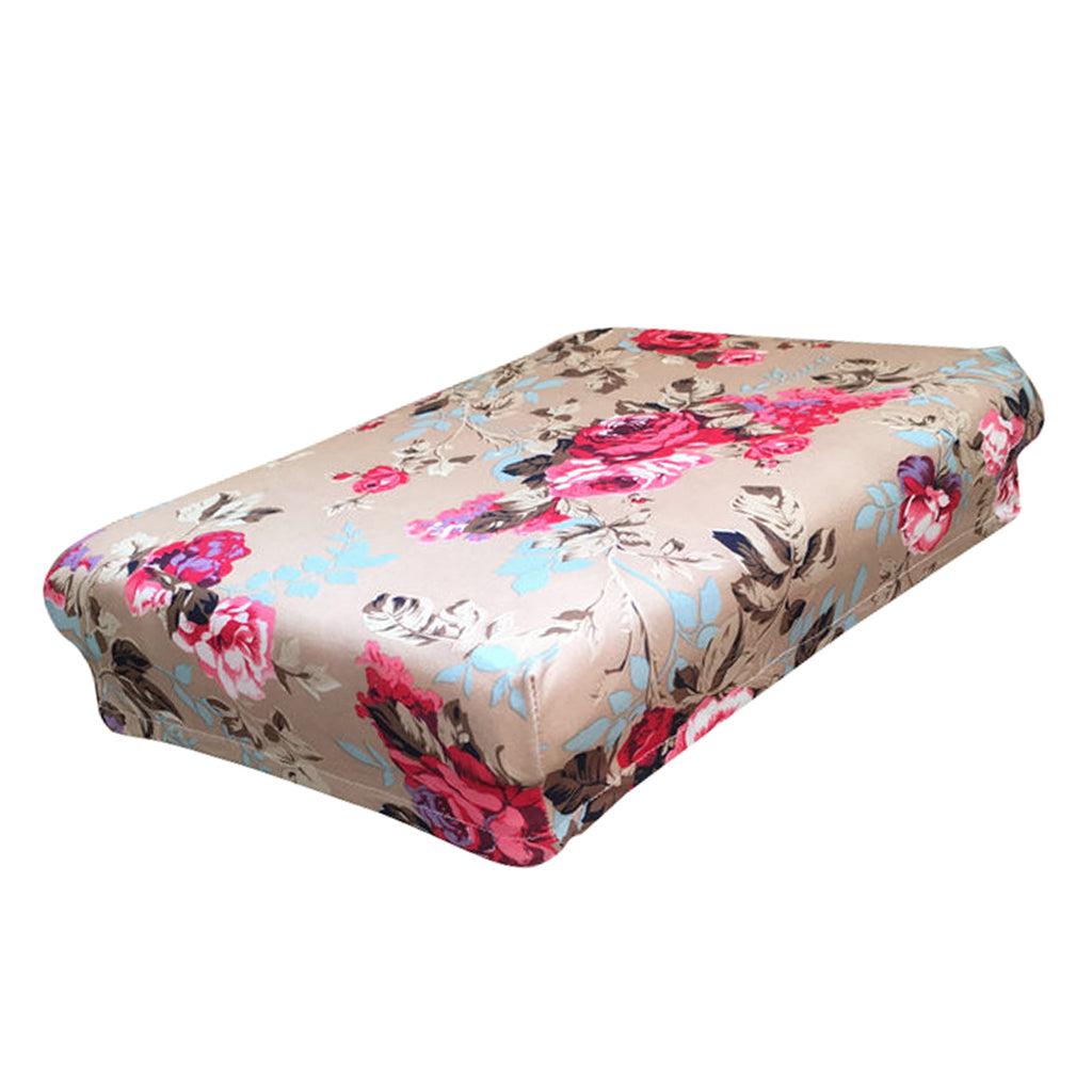 Stool face dust cover dressing table stool set Chinese style Flower 4