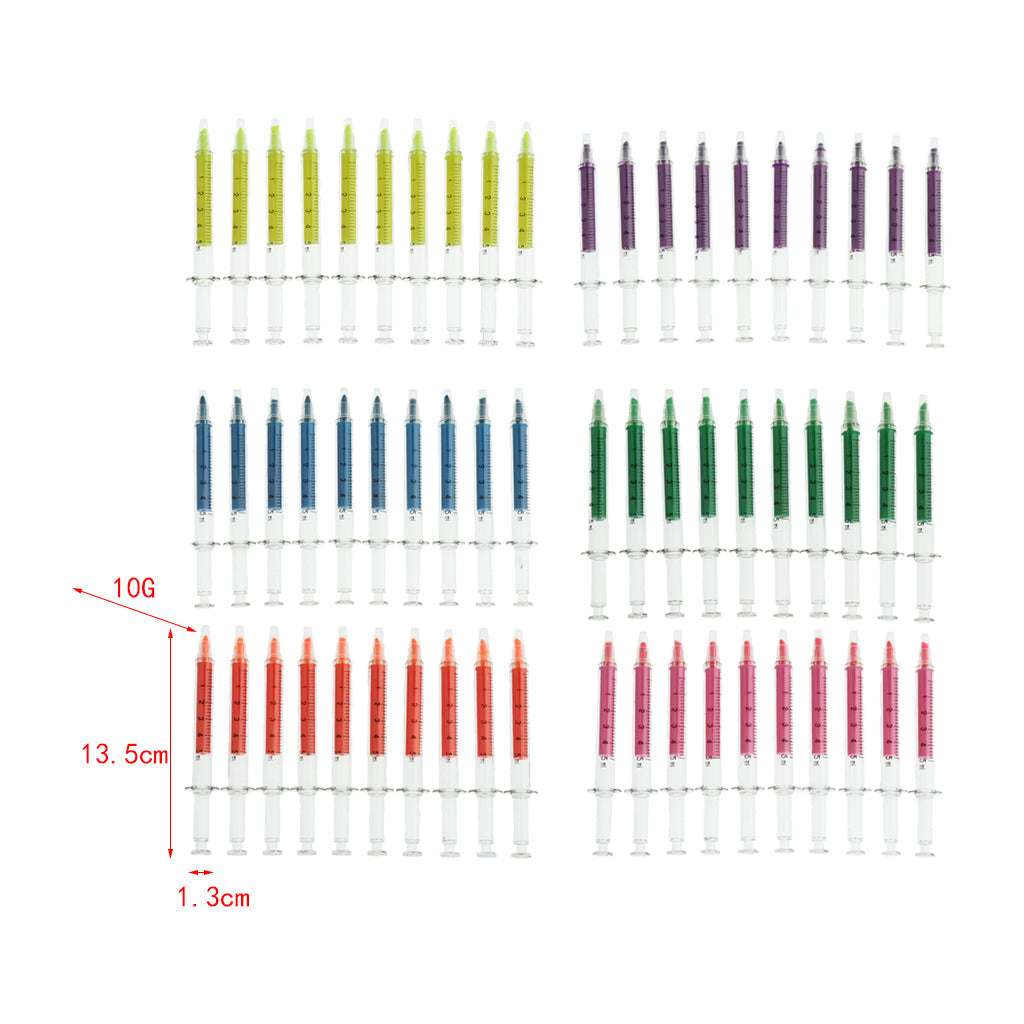 10 Pieces Creative Highlighter Pens Fluorescent Marker for Kids Purple
