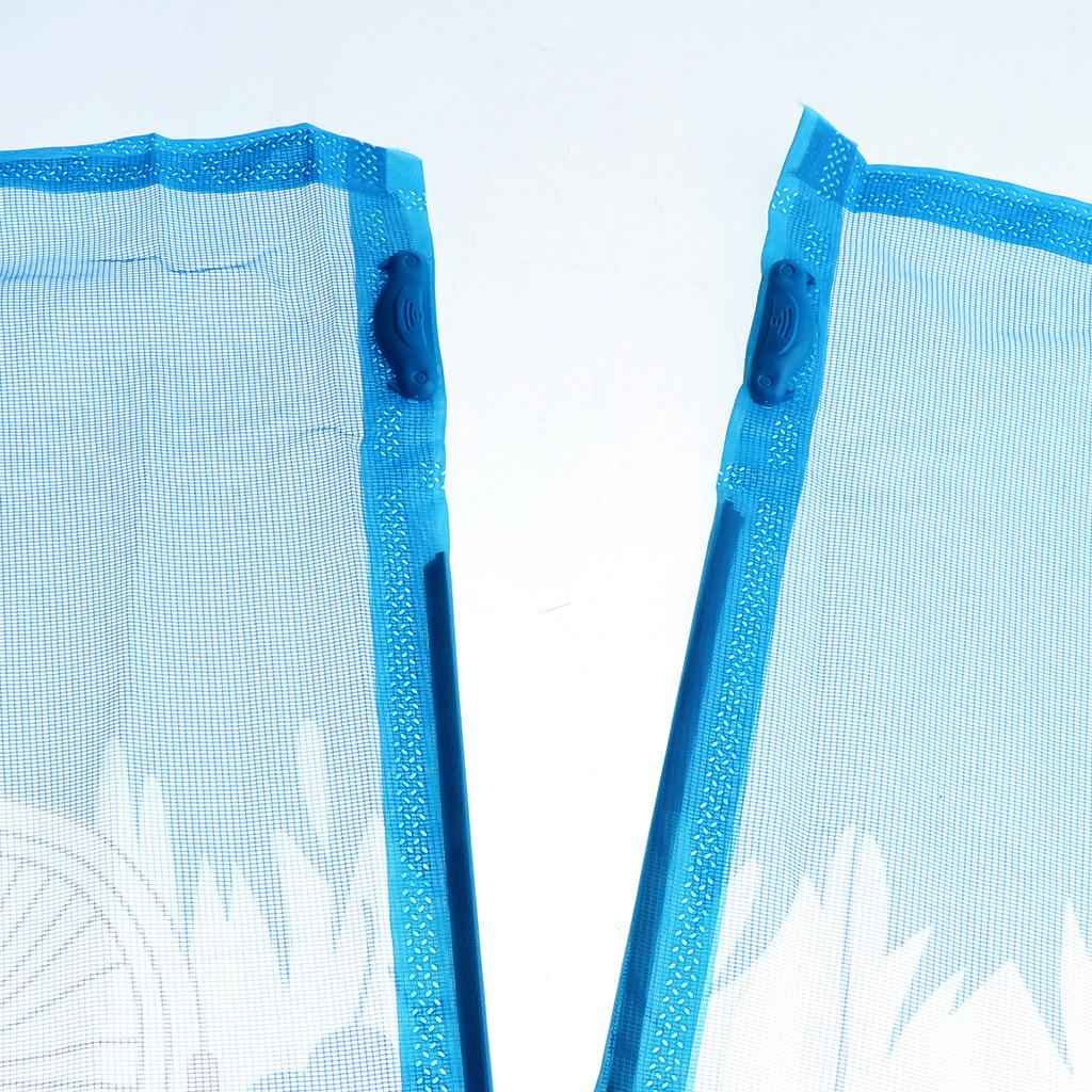 Anti-Bugs Magnetic Mesh Door Curtain with Full Frame Hook&Loop 100x210CM