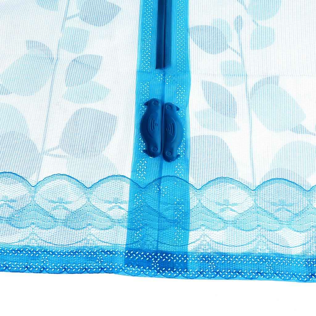 Anti-Bugs Magnetic Mesh Door Curtain with Full Frame Hook&Loop 100x210CM