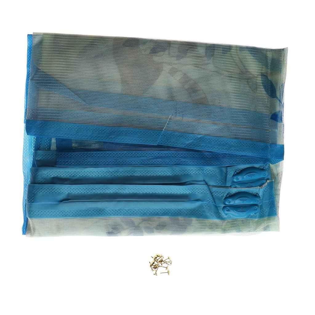 Anti-Bugs Magnetic Mesh Door Curtain with Full Frame Hook&Loop 100x210CM