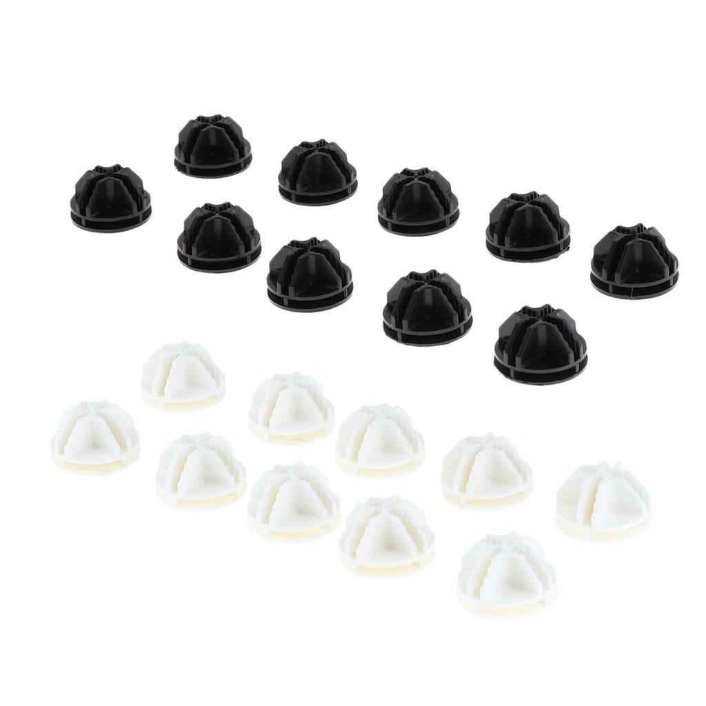 10 Pack Wire Cube Plastic Connectors for Modular Organizer and Wire Grid Cube Storage Shelving