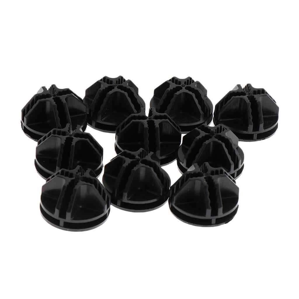 10 Pack Wire Cube Plastic Connectors for Modular Organizer and Wire Grid Cube Storage Shelving
