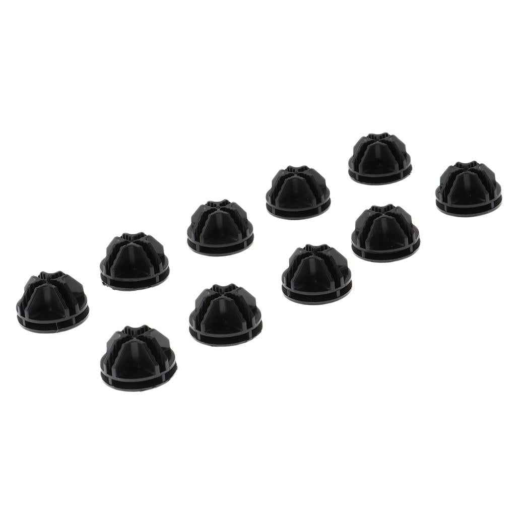 10 Pack Wire Cube Plastic Connectors for Modular Organizer and Wire Grid Cube Storage Shelving
