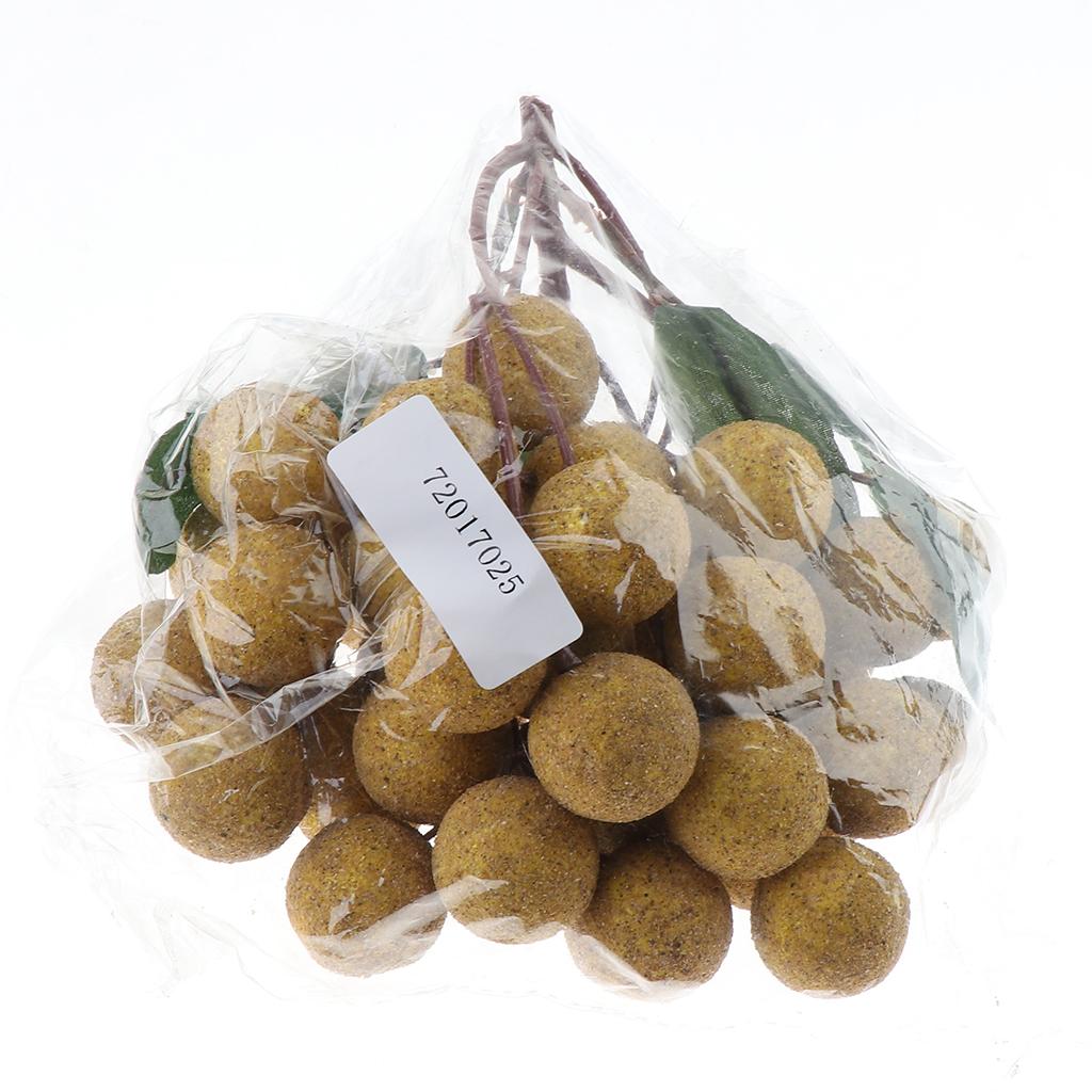 6xArtificial Vegetables Model- Fake Food for Kids Baby Playing -Longan