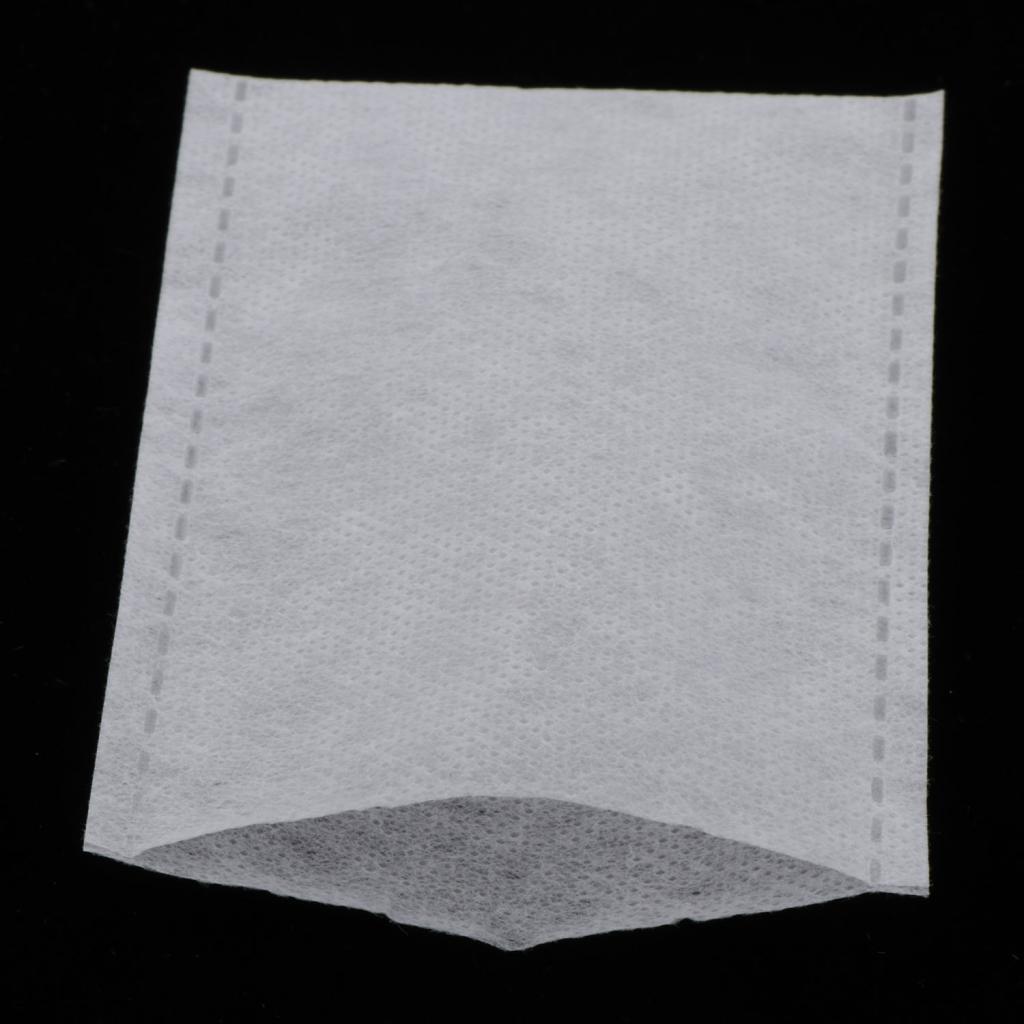 2x100x Empty Tea Filter Bags Loose Herbs Teabag Disposable Tea Infuser 9x10cm