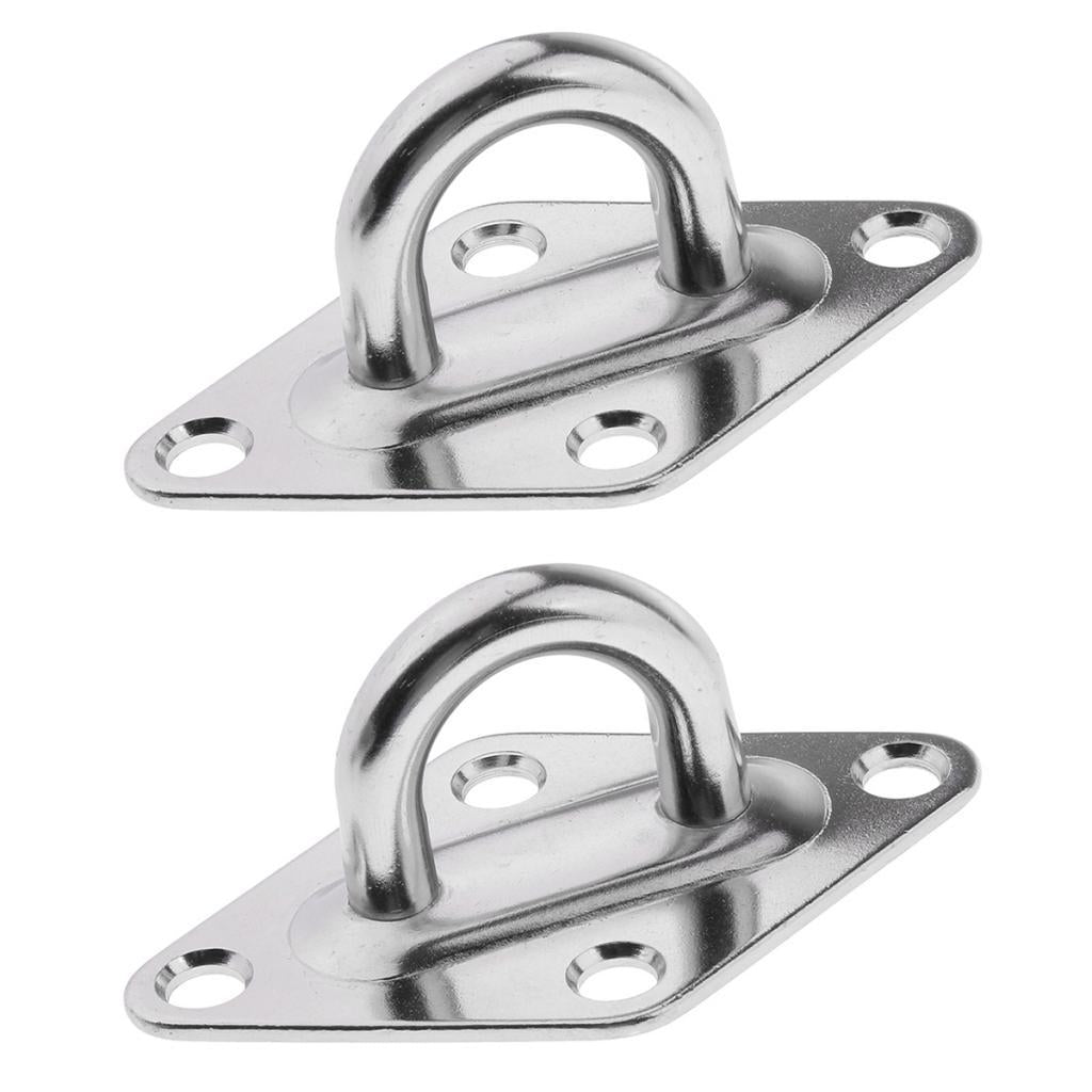 5xStainless Steel Pad Eye Diamond M8