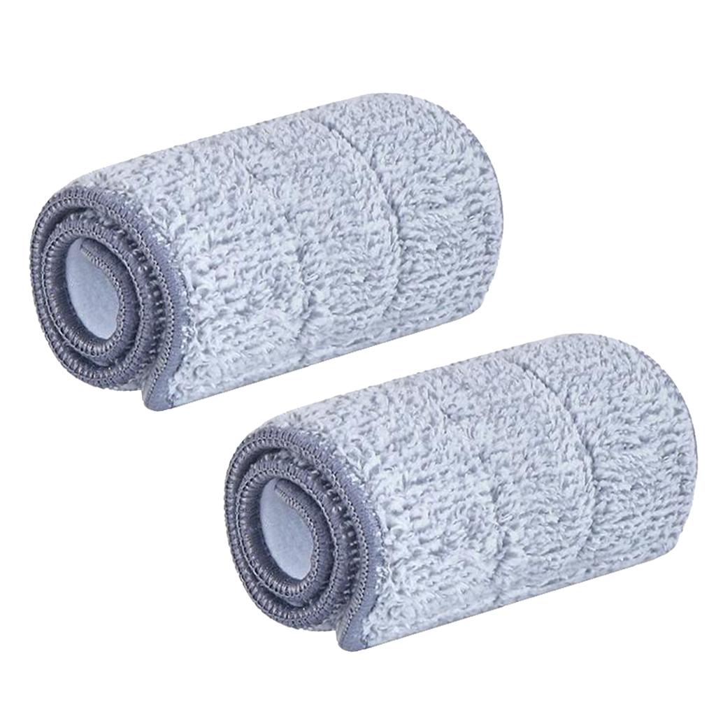 3xReplacement Flat Mop Pad Kitchen Bathroom Floor Duster Cleaning Cloth 2pcs