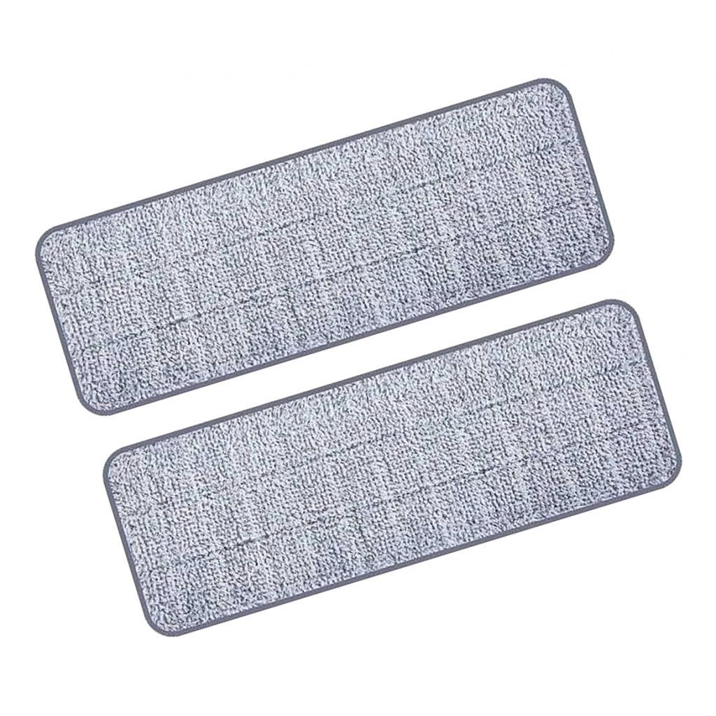 5xReplacement Flat Mop Pad Kitchen Bathroom Floor Duster Cleaning Cloth 2pcs