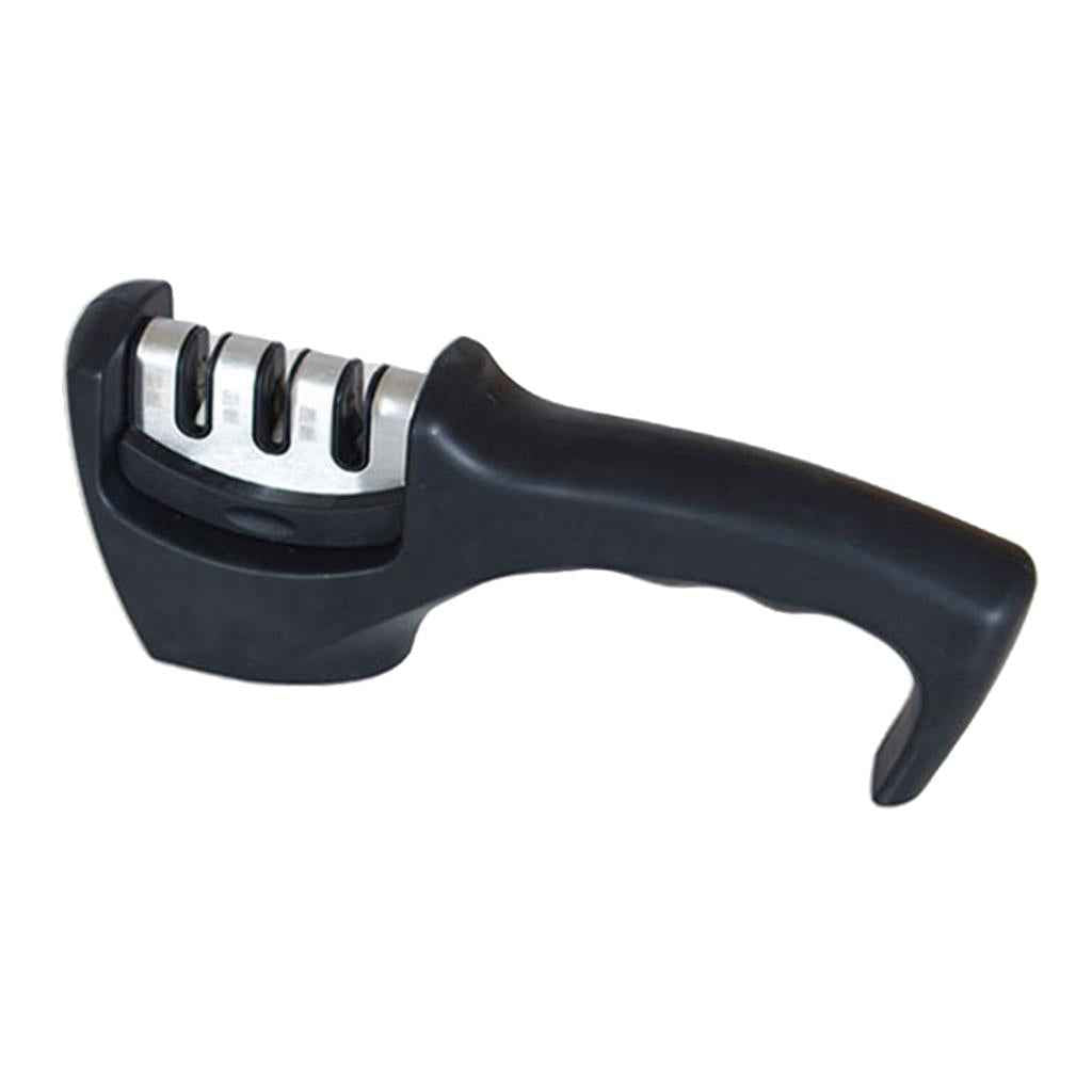 Kitchen Knife Sharpener Knives Blades Sharpening Damaged Blade Restore Black