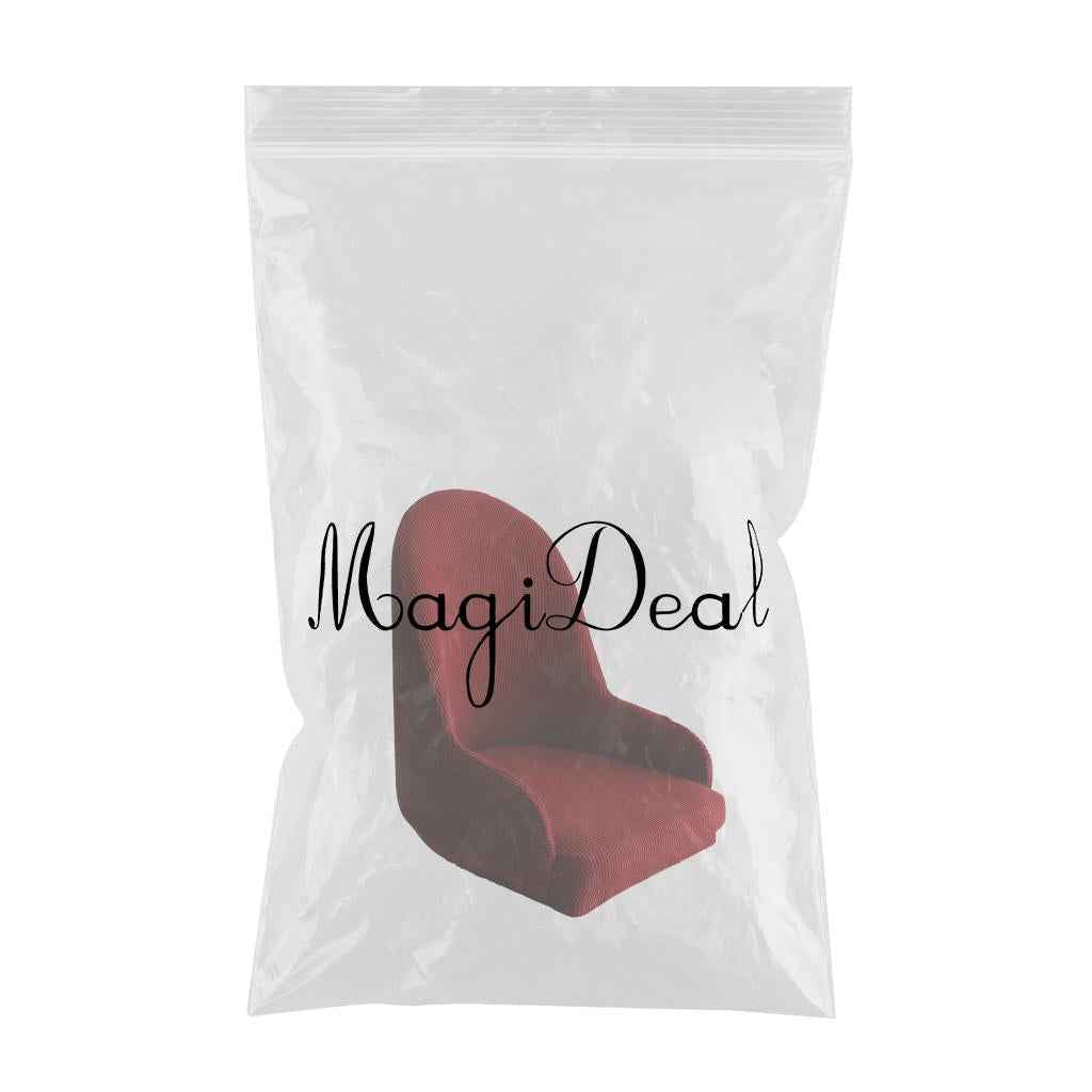 1pc Wing Back Dining Chair Cover Reusable Protector Seat Covers for Decor wine red