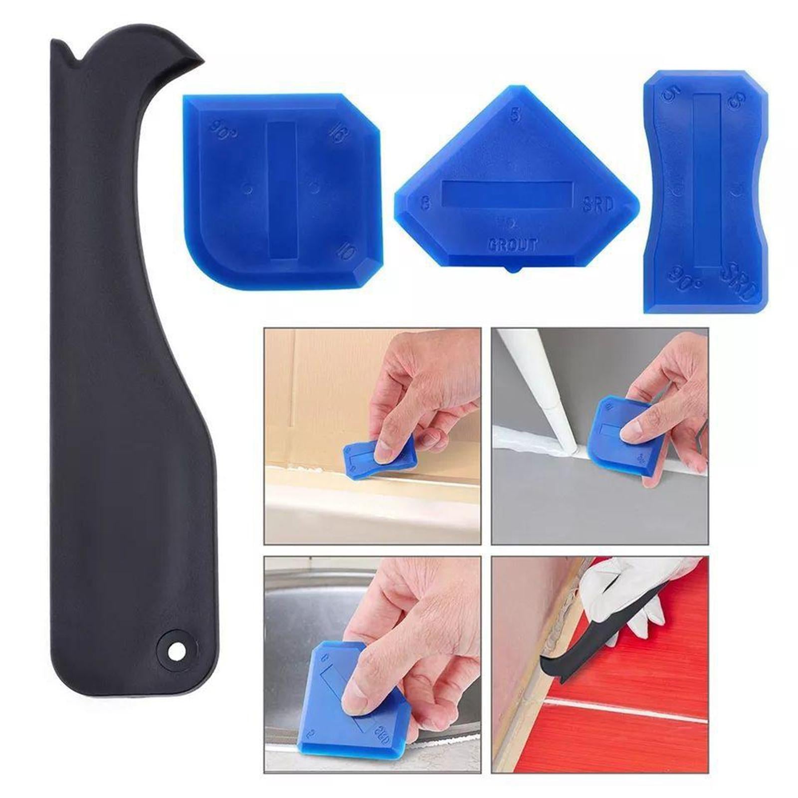10pcs/set Caulk Remover Scraper Caulking Finishing Tools for Bathroom Floor