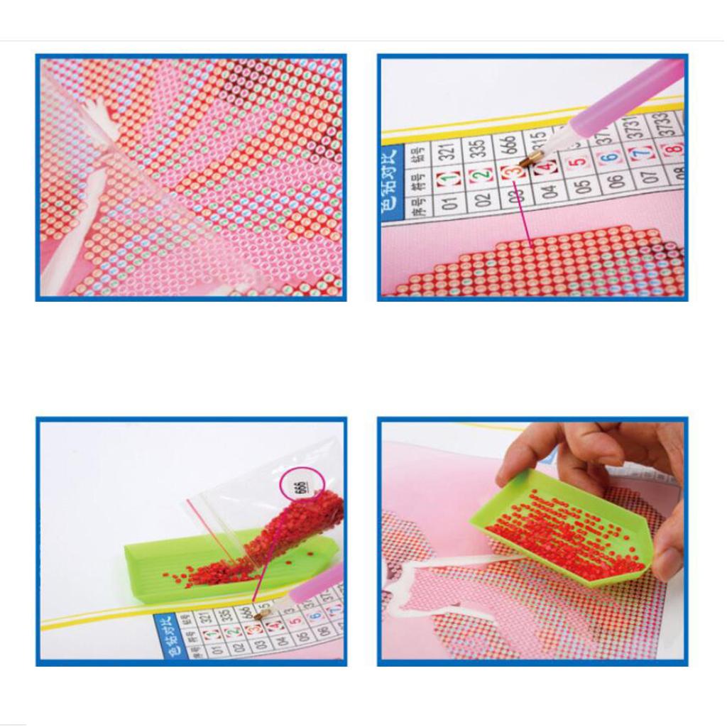 DIY Handcraft Diamond Painting Round Crystal Elk Embroidery Decor 70x100cm