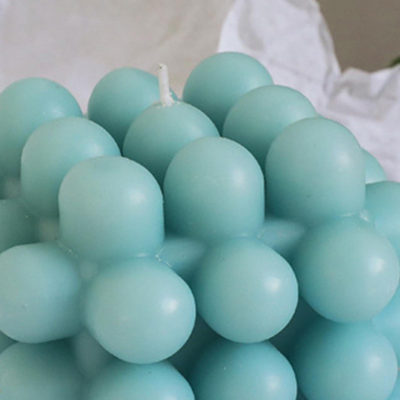 Bubble Candle Soy Wax Bubble Cube Candle Gift for Her Home Decor Blue