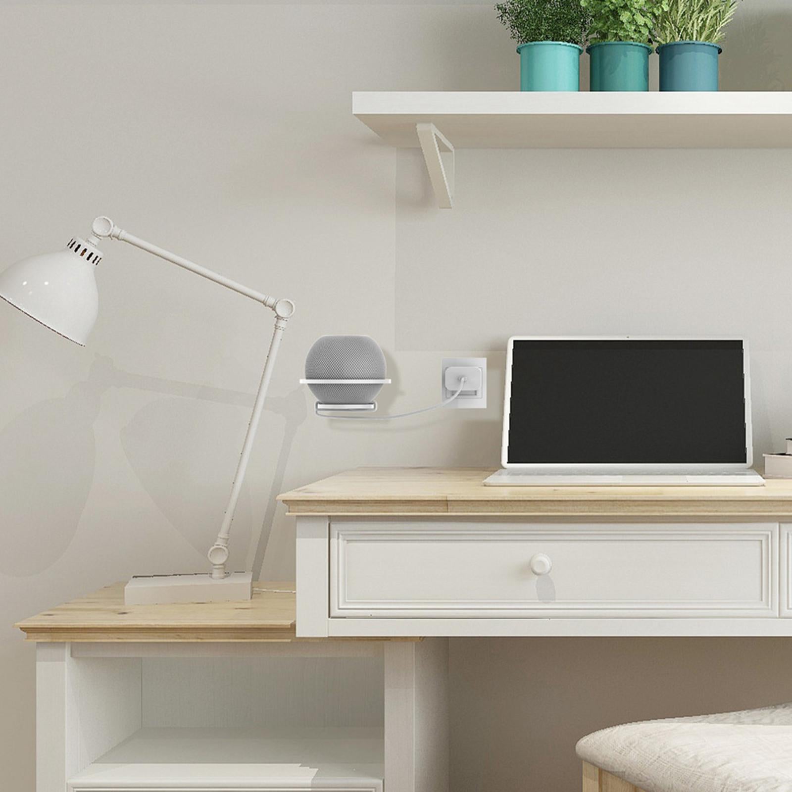 Acrylic Office Speaker Wall Mount Stand Holder for Wall Hanging Wall Stand white