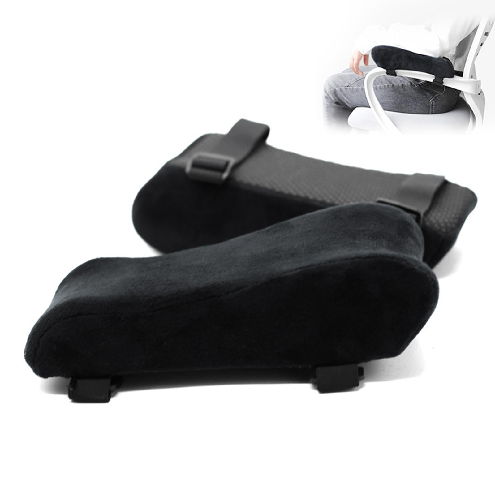 Comfy Memory Foam Chair Armrest Pads Elbow with Removable Zip Cover