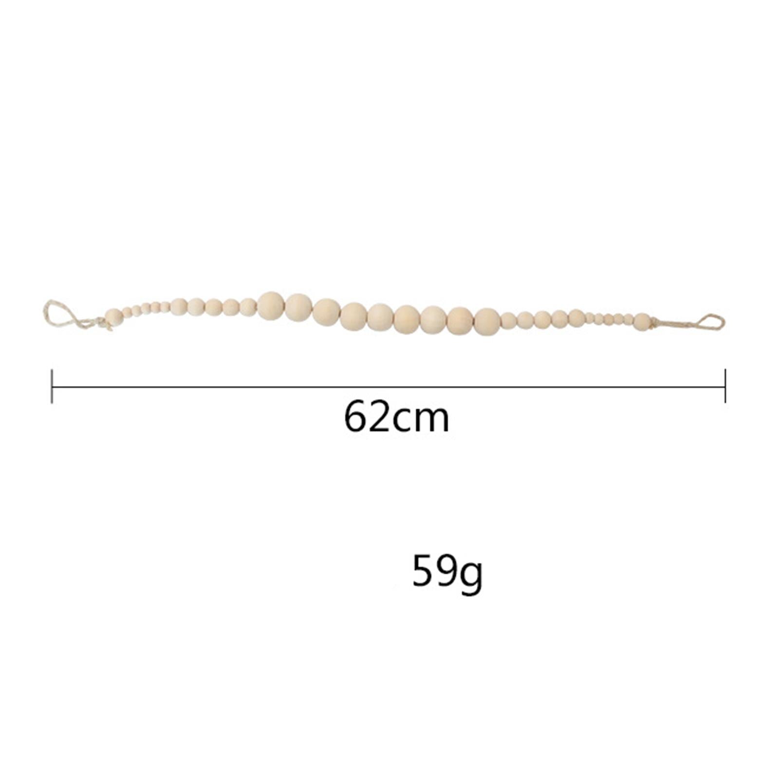 Curtain Tieback Natural Wood Bead Curtain Ties Window Treatment Syle1